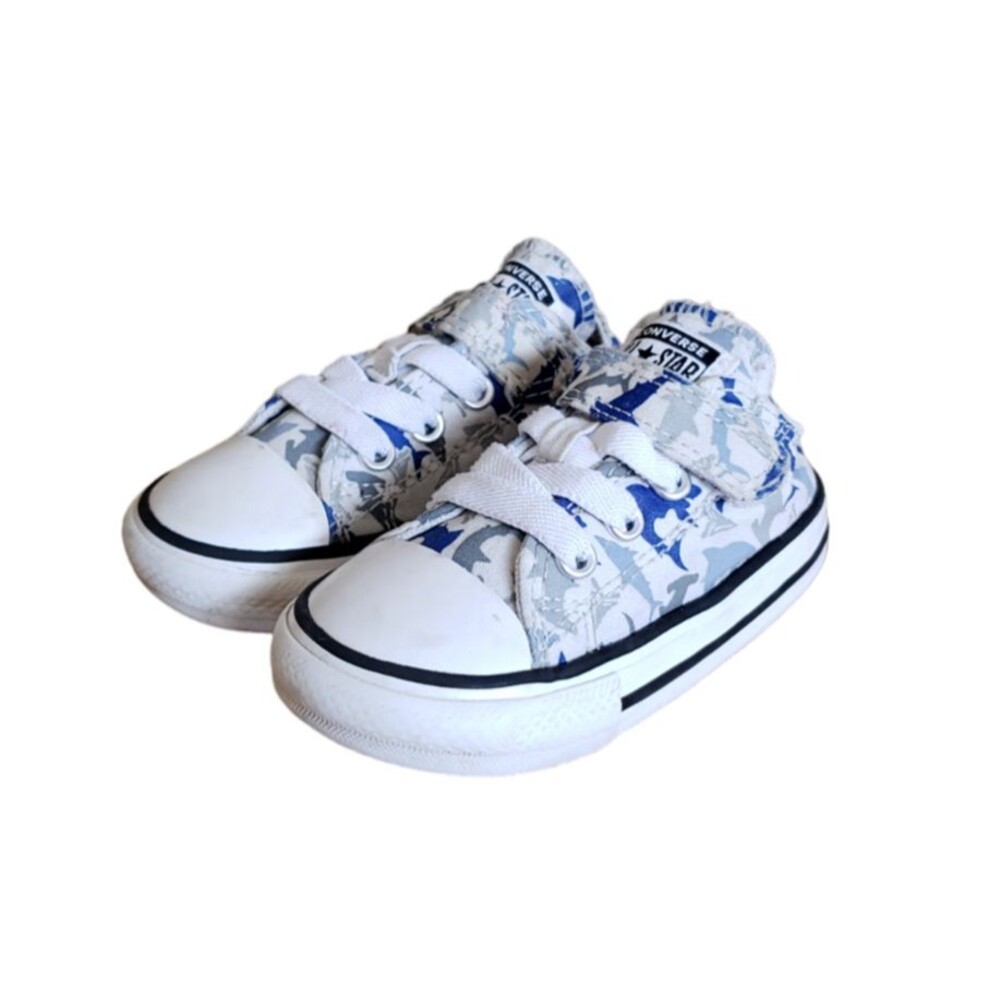 Converse Chuck Taylor All Star Shark Bite 1V Sneakers Toddler Size 5